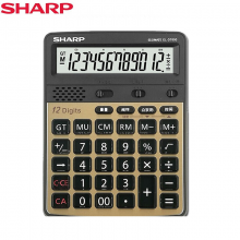 夏普（SHARP）EL-D760012位语音台式计算器商务办公财务会计商城计算真人发音大屏幕计算器EL-D7600GL