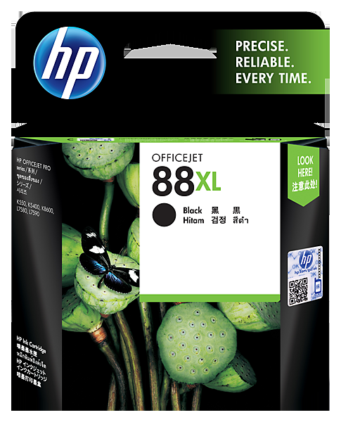 惠普HP 88XL 高收益黑色原装墨盒（OS）